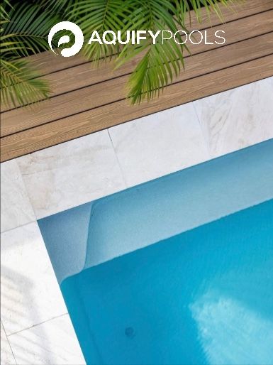 The Contemporary Series boasts sleek geometric lines with all the features of a modern pool design. Castello Pool 7.5 x 3.6 in Platinum.
Tiles: Venetian sandblasted Marble
Deck: Himalayan Cedar Apex Composite Modern Pool Design, Island Garden, Summer Island, Front Facade, Modern Pool, Fiberglass Swimming Pools, Glass Pool, Pool Colors, Modern Pools