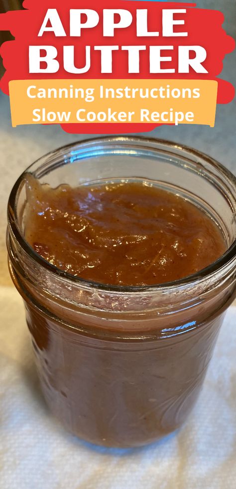 Apple Butter Crock Pot, Slow Cooker Apple, Slow Cooker Apple Butter, Apple Butter Recipe, Homemade Apple Butter, Diy Easy Recipes, Slow Cooker Apples, Apple Jam, Homemade Apple