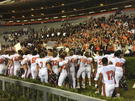 Hoover Bucs Alabama State Champs celebrate with the students. Hoover Alabama, State Champs, Alabama State, Alabama, Soccer Field, Dolores Park, Soccer, Football, Celebrities