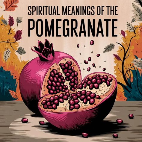 Karmic : The pomegranate is a fruit rich in symbolism across many cultures and spiritual traditions. With its vibrant red exterior and abundance of jewel-like ... Pomegranate Spiritual Meaning, Spiritual Meaning, A Fruit, Vibrant Red, Pomegranate, Meant To Be, Seeds, Spirituality, Exterior