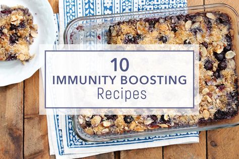 Hand-picked by a registered dietician, these 10 approachable, antioxidant-rich recipes will help boost your immune system in a deliciously enjoyable way! Immunity Drink, Immunity Shots, Rich Recipes, Immune Boosting Foods, Food Innovation, Boost Your Immune System, The Fountain, Main Courses, Healthy Families