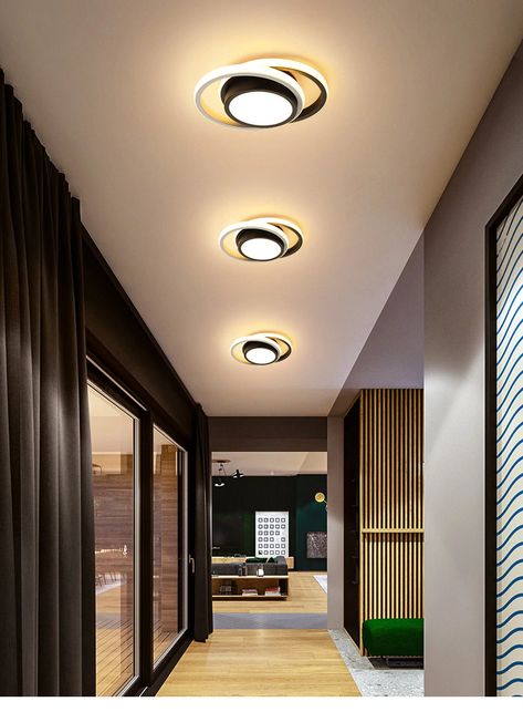 Corridor Lamp Ideas, Passage Ceiling Lights, Corridor Lights Ceilings, Entrance Ceiling Light, Entrance Lamp, Corridor Lights, Corridor Lighting Home Hallways, Corridor Lighting Home, Balcony Ceiling Lights