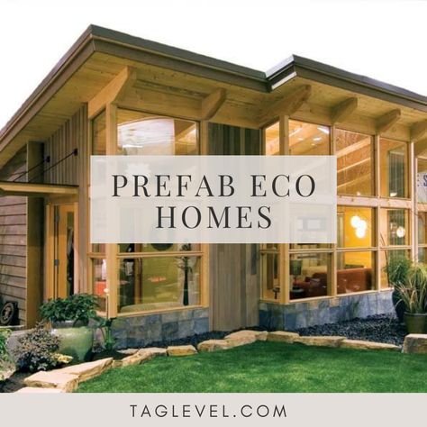 Our prefab houses are packed with eco-friendly innovations, delivering significant savings on your energy bills while also preserving natural resources. #prefabhomesunder50k #prefabhomesunder100k #prefabhomesunder20k #prefabhomesforsale #inexpensivekithomes #modernprefabhomesunder150k #bestprefabhomes #prefabecohomes #buildahouseforunder50k #containerhomesunder50k #kithomesunder$30000 #kithomeunder50k Prefab Modern Homes, Modern Module Homes, Prefab Home Addition, Small Prefab Homes Affordable, Kit Houses Prefab, Modern Prefab Homes Under 100k, Sustainable House Design Eco Friendly, Pre Fab Homes, Prefab House Plans