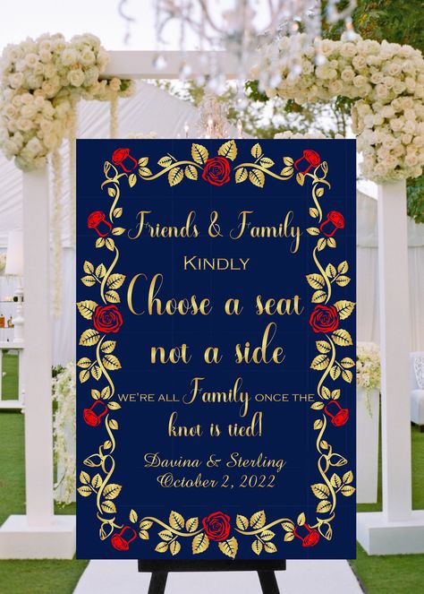 Digital Personalized Choose A Seat Sign Beauty And The Beast Wedding Welcome Sign lovebirdslane Fairytale Wedding Favors, Rose Beauty And The Beast, Beauty And The Beast Wedding Theme, Beauty And The Beast Wedding, Beauty And Beast Wedding, Beauty And The Beast Theme, Wedding Mementos, Memory Album, Enchanted Rose