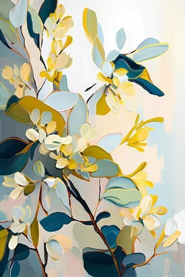 'White Jasmine Flower' Art Print - Avril Anouilh | Art.com Avril Anouilh Art, Jasmine Flower Art, Motel Decor, Almond Branch, White Jasmine Flower, Abstract Flowers Print, White Jasmine, Abstract Floral Art, Jasmine Flower