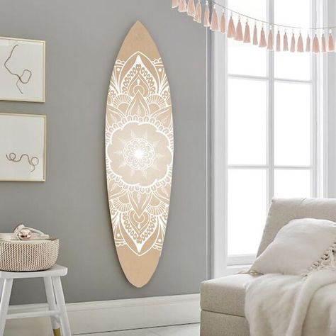 This Surfboard Wall Arts feature vibrant colors printed on a high-quality wood panel. The unique design creates a very peaceful and relaxed feeling. Invisible mount and hardware on the back make it easy to hang vertically or horizontally. Perfect for any decor! Wood Surfboard, Wooden Surfboard, Feeling Invisible, Surfboard Wall Art, Surfboard Wall, Wood Home Decor, Wood Panel, Wall D, Coastal Decor