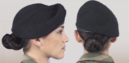 Proper wear of the Army Beret (ArmyStudyGuide.com) page 1