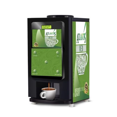 Atlantis Neo 2 Lane Tea and Coffee Vending Machine – Dedicated Hot Water Tea Vending Machine, Digital Vending Machine, Futuristic Vending Machine Design, Steampunk Vending Machine, Futuristic Vending Machine, Nescafe Coffee, Coffee Sachets, Coffee Vending Machines, Masala Tea