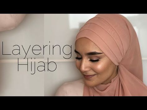 Layering Hijab Style I Occasional - YouTube Hijab Wrapping Styles Step By Step, Hijab For Round Face, Layered Hijab, Bucket Hat Outfits, Hijab Turban Style, Makeup Hijab, Dress Layering, Turban Tutorial, Modest Hijab