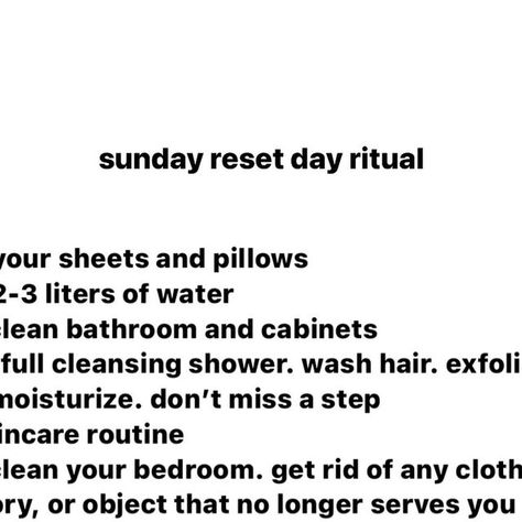 Clean Girl Hacks on Instagram: "Sunday reset day ritual

Follow @cleangirlhacks for more" Reset Day, Girl Hacks, Sunday Reset, Girl Tips, Washing Hair, Clean Girl, Ritual, On Instagram, Instagram