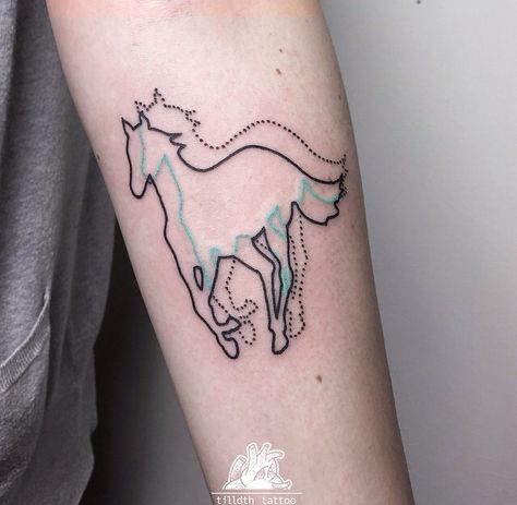 Deftones white pony tattoo White Pony Tattoo, Deftones Tattoos, White Pony Deftones, Deftones Tattoo, Pony Tattoo, Deftones White Pony, Tattoo Music, Tattoo Wrist, Traditional Tattoo Design