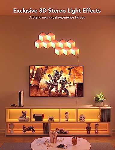 Govee Glide Hexa Pro Light Panels, RGBIC 3D Hexagon Wall Lights, Wi-Fi LED Creation Light with Music Sync, Works with Alexa Google Assistant for Living Room, Bedroom, Gaming Rooms, 10 Pack 3d Hexagon, Bedroom Gaming, Gaming Rooms, Concert Lights, Hexagon Wall, Light Panels, Bedroom Games, 3d Light, Smart Lights