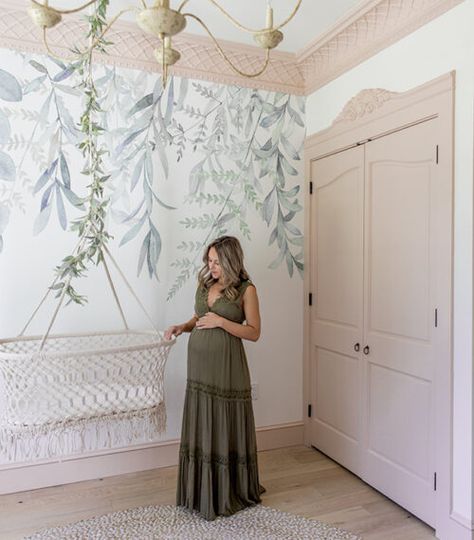 Walls: Sherwin Williams Malted Milk Trim: Sherwin Williams Pure White Nursery Changing Station, Jenna Sue, Girl Nursery Room, Malted Milk, Kids Bedrooms, Nursery Baby Room, Rooms Reveal, Nurseries