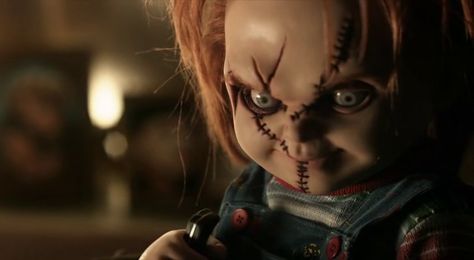 Curse of Chucky Curse Of Chucky, Chucky Tiffany, Horror Movie Tattoos, Movie Tattoos, My Fav Movies, Bride Of Chucky, Xenoblade Chronicles, Cute Doll, Ink Sketch