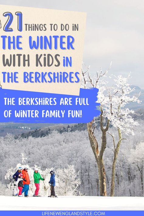 Berkshires Massachusetts Winter, Things To Do In Massachusetts, Fun With Kids, England Winter, The Berkshires, Enjoy Winter, Winter Destinations, Winter Family, New England Style