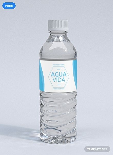 Download our free and easy to edit label template for water bottles. High-quality and printable, this fully layered template is the right choice if you're looking for a new and trendy label design. Bottle Template, Free Label Templates, Microsoft Publisher, About Water, Water Bottle Covers, Presentation Layout, Good Presentation, Free Label, Water Bottle Design