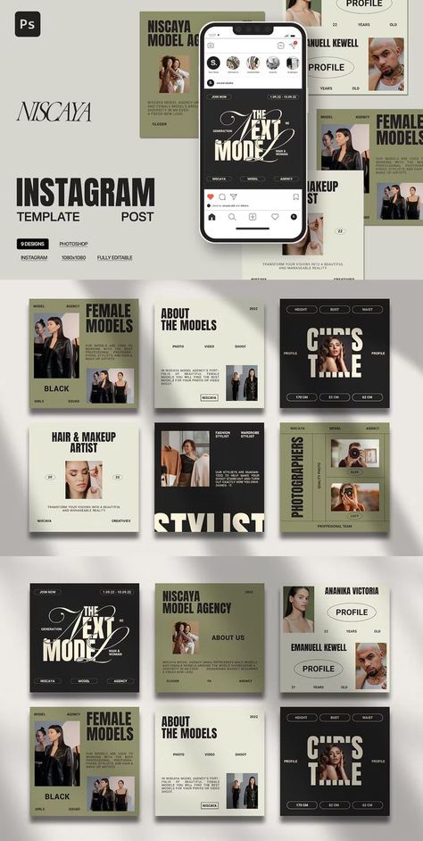 Agency Instagram, Instagram Design Layout, Instagram Feed Planner, Social Media Branding Design, Social Media Advertising Design, Instagram Template Design, Instagram Graphic, Instagram Layout, Social Media Design Inspiration