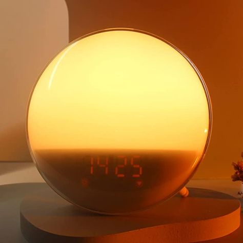 Sunrise Alarm, Light Alarm Clock, White Noise Sound, Sunrise Alarm Clock, Clock Display, Ambience Lighting, Sound Machine, Radio Clock, Beer Opener