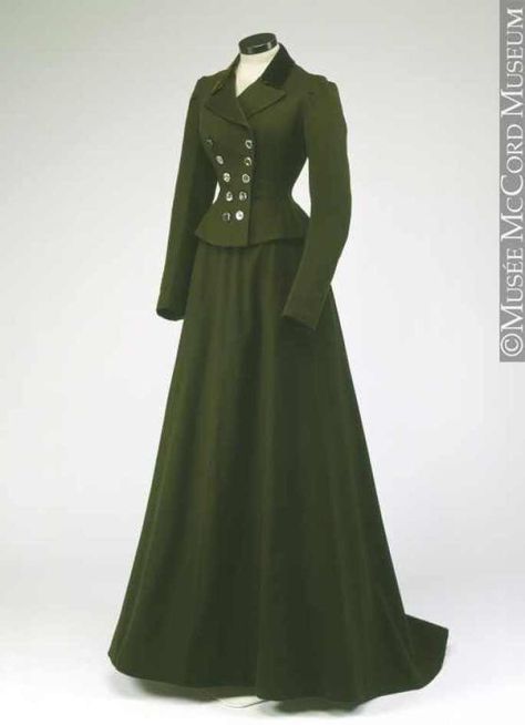 Edwardian Walking Dress, 1850s Dress, 1900s Dress, Vanessa Ives, Walking Dress, Riding Habit, Jasmine Sambac, Black Velvet Bow, Jacket Blouse