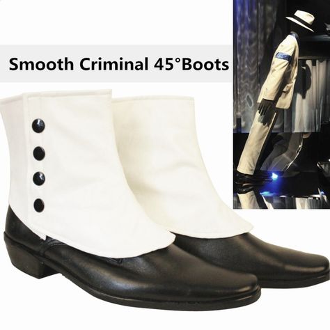 >> Click to Buy << Rare MJ Michael Jackson SMOOTH CRIMINAL Easy 45 Degrees Magic Amazing Unimaginable Leaning Shoes Boots Show Moonwalk 1990-1995 S #Affiliate Black Parade Jacket, Michael Jackson Shoes, Fancy Jackets, Joseph Jackson, Black Parade, Costume Shoes, Leather Boot Shoes, Shoe Show, Cheap Shoes