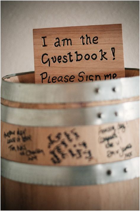 Barrel Guest Book, Wine Barrel Guest Book, Wedding Signs Vintage, Guess Book, Retirement Ceremony, Wedding Guest Book Table, Barrel Wedding, Vintage Wedding Signs, Enchanting Wedding