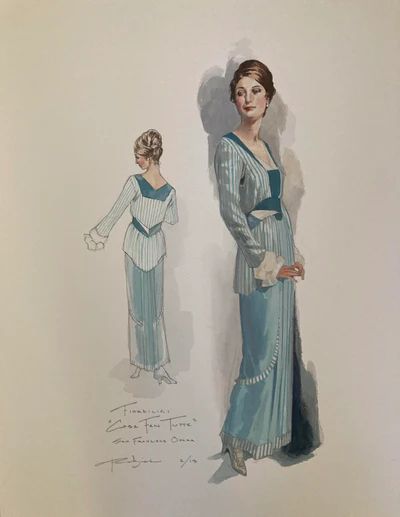 Costume Renderings Page 7 - Broadway Design Exchange Robert Perdziola, Opera Costume Design, Costume Renderings, Costume Sketches, Costume Design Sketch, Theatre Costumes, Cool Costumes, Historical Fashion, Design Sketch