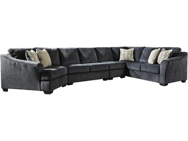 Living Room Sectionals | Furniture | Hickory Furniture Mart in Hickory, NC Sectional With Cuddler, Dark Gray Sectional, Cuddler Sectional, Oversized Ottoman, Gray Sectional, Big Sofas, Grey Sectional, Armless Loveseat, Ashley Furniture Homestore