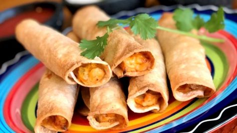 Air-fried taquitos are quick and easy to make at home and healthier than deep-fried store-bought ones. Recipes Using Rotisserie Chicken, Taquitos Recipe, Cook Meals, Chicken Taquitos, Best Air Fryers, Cook Chicken Breast, Air Fryer Chicken, Cuisine Recipes, Rotisserie Chicken