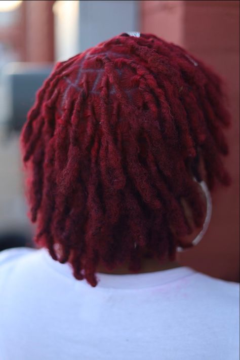 Burgundy Dreads, Red Dreads, Short Dreadlocks Styles, Short Dreads, Big Box Braids, Dreads Girl, Red Curly Hair, Beautiful Dreadlocks, Big Box Braids Hairstyles