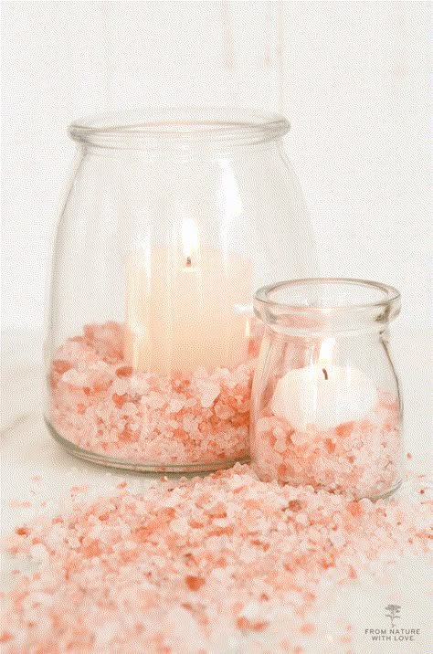 Himalayan Salt Candle, Deco Spa, Pink Witch, Wellness Room, Diy Aromatherapy Candles, Salt Candle, Doterra Oil, Esthetics Room, Hot Buttered Rum