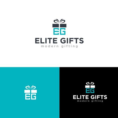 Packaging Logo Design Boxes, Gift Store Logo Design Ideas, Gifting Logo Design, Gift Logo Design Ideas, Box Logo Design Ideas, Packaging Company Logo, Gift Box Logo Design, Gift Logo Design, Gift Shop Logo