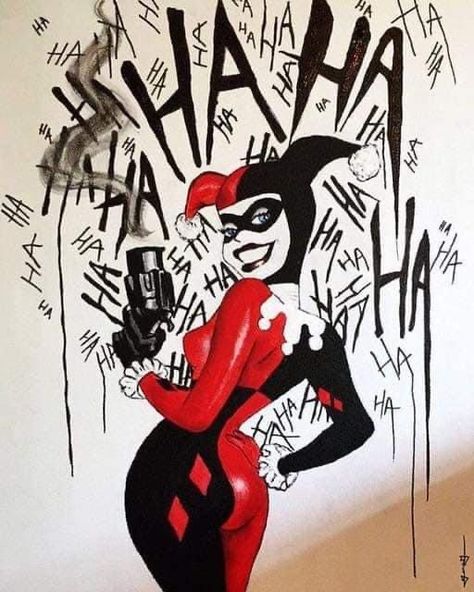 Harley Quinn Painting, Harley Quinn Tattoo, Harley Quinn Drawing, Harley Quinn Artwork, Arte Grunge, Harley Quinn Comic, Quality Quotes, Harley Quinn Art, Art Gallery Wallpaper