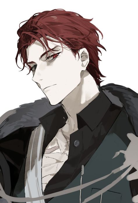 Red Hair Oc Male, Red Hair Male Oc, Human Oc Male, Red Hair Anime Guy, Red Hair Boy, Anime Red Hair, Red Hair Men, Face Characters, Man Character