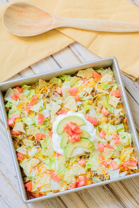 Easy Freeze Ahead Taco Casserole 4-7274 Make Ahead Taco Casserole, Casseroles To Freeze, Easy Healthy Casseroles, Ramadan Meals, Make Ahead Casseroles, Gluten Free Casserole, Freeze Ahead Meals, Casserole To Freeze, Easy Casserole Dishes