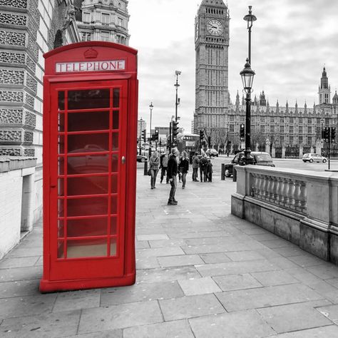 British Telephone Booth, English Street, Street Scape, Red Phone Booth, Red Telephone, Telephone Booth, Phone Box, Phone Booth, London House