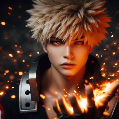 Realistic Bakugou, Mha Realistic, Bakugou Hot, Hawks Mha, Mha Fanart, Mha Characters, Street Fighter Characters, Fantasy Art Dolls, Katsuki Bakugo