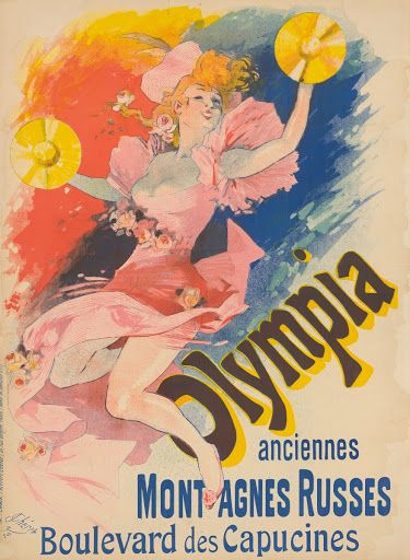 Poster for a concert at the restaurant "Olympia" - Jules Chéret — Google Arts & Culture Jules Cheret Posters, Jules Cheret, Vintage French Posters, Art Assignments, At The Restaurant, Fan Poster, French Poster, Art Deco Posters, The Restaurant