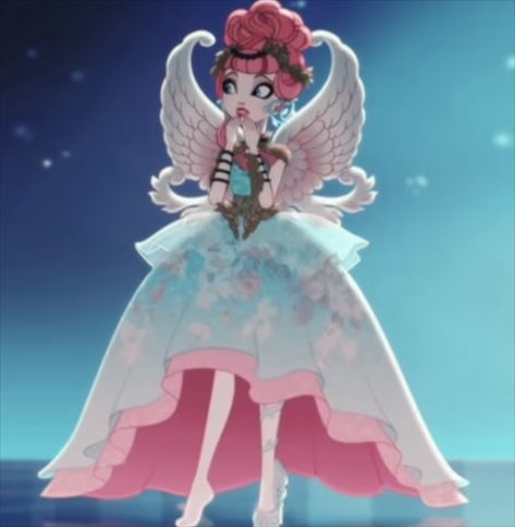 Cupid Fanart, C A Cupid Ever After High Aesthetic, Cupid Ever After High Fanart, Ca Cupid Ever After High, Ca Cupid Monster High, Monster High Cupid Redesign, Carnival Date, Gif Photo, Island Outfit