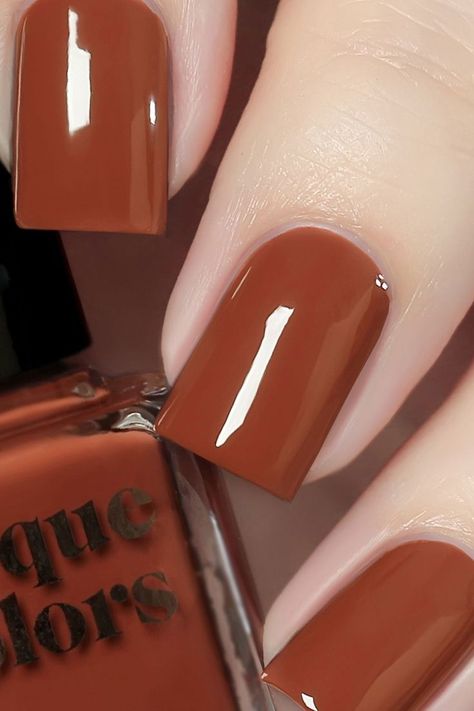 #fallnails #autumnnails #nailcolor #nailpolish #nailart #nailtrends #seasonalnails #fallbeauty #nailinspo #nailsofinstagram #naildesigns #fallfashion #nailgoals #nailswag #naillove #nailaddict #nailgamestrong #fallvibes #nailsonfleek Brown Nail Polish, Cute Nails For Fall, Burnt Sienna, Shellac Nails, Trendy Nail Art, Colorful Nail Designs, Fall Nail Colors, Nail Polish Designs, Autumn Nails