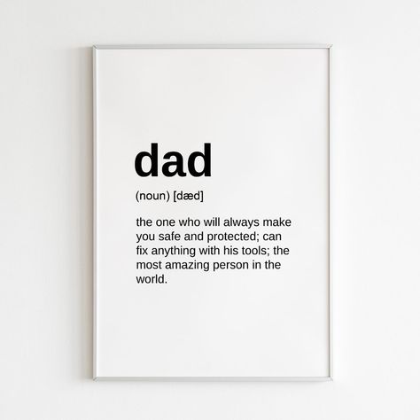 Dad And Son Gifts, Nude Quote, Merle Pomeranian, Quotes Father, Message Ideas, Best Dad Quotes, Dad Definition, Father Gifts, Unique Gifts For Dad