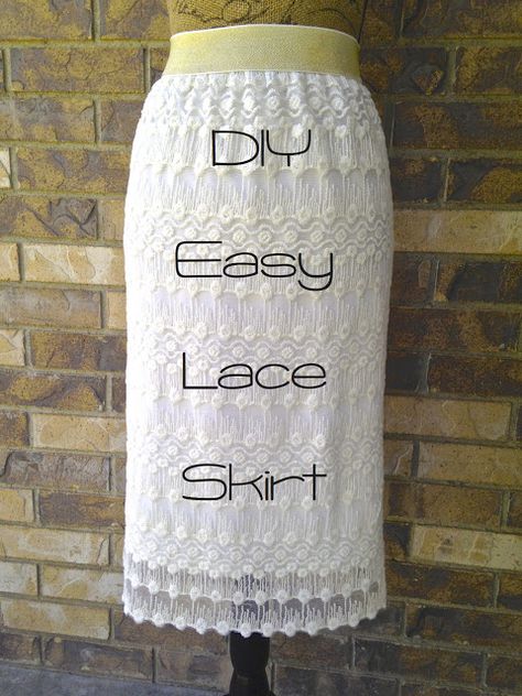 Easy 1 Hour Lace Skirt DIY Maxi Skirt Diy, Diy Maxi Skirt, Lace Skirts, Lace Maxi Skirt, Skirt Diy, Maxi Lace Skirt, Lace Midi Skirt, Diy Skirt, Skirt With Pockets