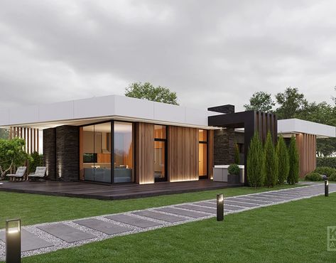 Farm Villa, Double Storey House Plans, Ultra Modern Homes, Modern Small House Design, Modern Bungalow House, Architecture Model House, Architect Design House, التصميم الخارجي للمنزل, Minimal House Design