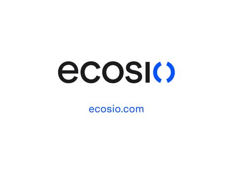 ecosio-Logo Animation by Ashot S. on Dribbble Tech Logo Animation, Logo Animation Tutorial, After Effects Logo Animation, Blender Logo, Branding Kit Templates, Summer Branding, Animated Logo Design, After Effects Logo, Smart Logo