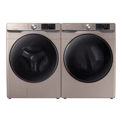 Champagne Washer And Dryer, Samsung Laundry, Best Washer Dryer, Smart Washer And Dryer, Washer Drum, Samsung Washer, Washer Dryer Set, Samsung Appliances, Side Units