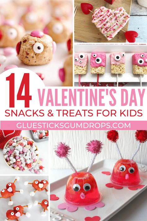 Valentines Treats For Classroom, Nut Free Valentine Treats For School, Cute Valentines Treats For School, Valentines Class Party Snacks, Valentines Kids Classroom Treats, Valentines Snack Ideas For School, Valentines Food For Kids Classroom, Valentine Party Snacks For Kids, Preschool Valentines Snacks