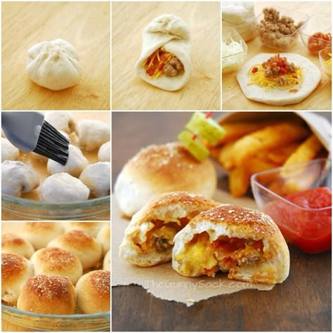 How to DIY Tempting Bacon Cheeseburger Pizza Balls tutorial and instruction. Follow us: www.facebook.com/fabartdiy Bacon Cheeseburger Pizza, Pizza Balls, Cheeseburger Pizza, Mini Cheeseburger, Pizza Ball, Mobile Code, Quick Appetizers, Different Foods, Pull Apart Bread