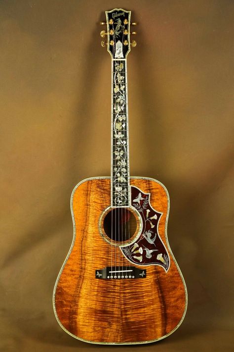 Gibson Master Museum Hummingbird Koa Ren Ferguson Custom Acoustic Guitar | eBay Custom Acoustic Guitars, Acoustic Guitar Photography, Acoustic Guitar For Sale, Guitar Inlay, Acoustic Guitar Case, Gibson Acoustic, Guitar Logo, Guitars Acoustic, Guitar Photography