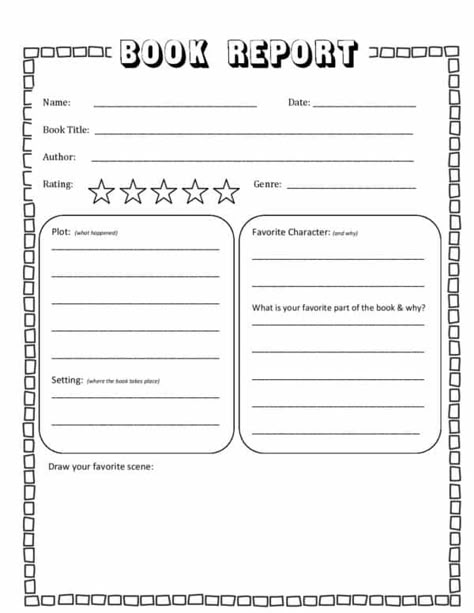 Book Summary Template, Grade Template, Summary Worksheet, Second Grade Books, 5th Grade Books, Book Report Template, 4th Grade Books, 1st Grade Books, Popup Book