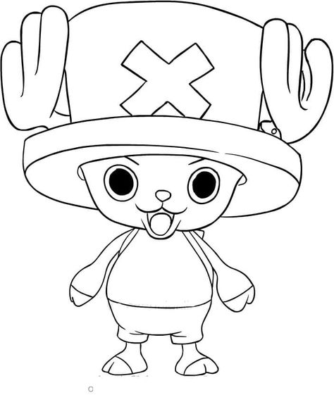 One Piece Chopper, Manga Coloring Book, Fruit Coloring Pages, Tony Tony Chopper, Abstract Coloring Pages, Tony Chopper, Profil Anime, Princess Coloring Pages, Dinosaur Coloring Pages