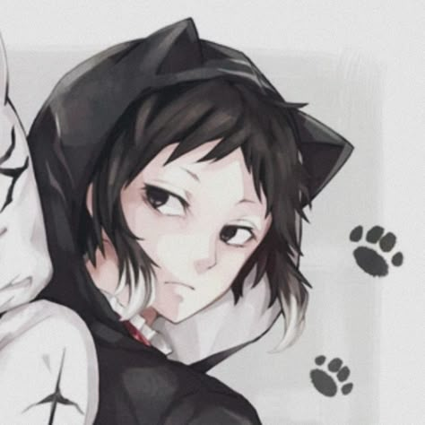 Akutagawa Ryuunosuke, Bsd Icons, Akutagawa Ryunosuke, Shin Soukoku, Dog Icon, Aesthetic Indie, Bongou Stray Dogs, Stray Dogs Anime, Couple Drawings